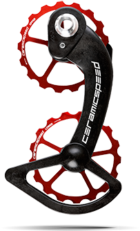 Ceramicspeed Ospw Alloy Shimano 10 11s Red - Ceramic Speed Derailleur (456x380)