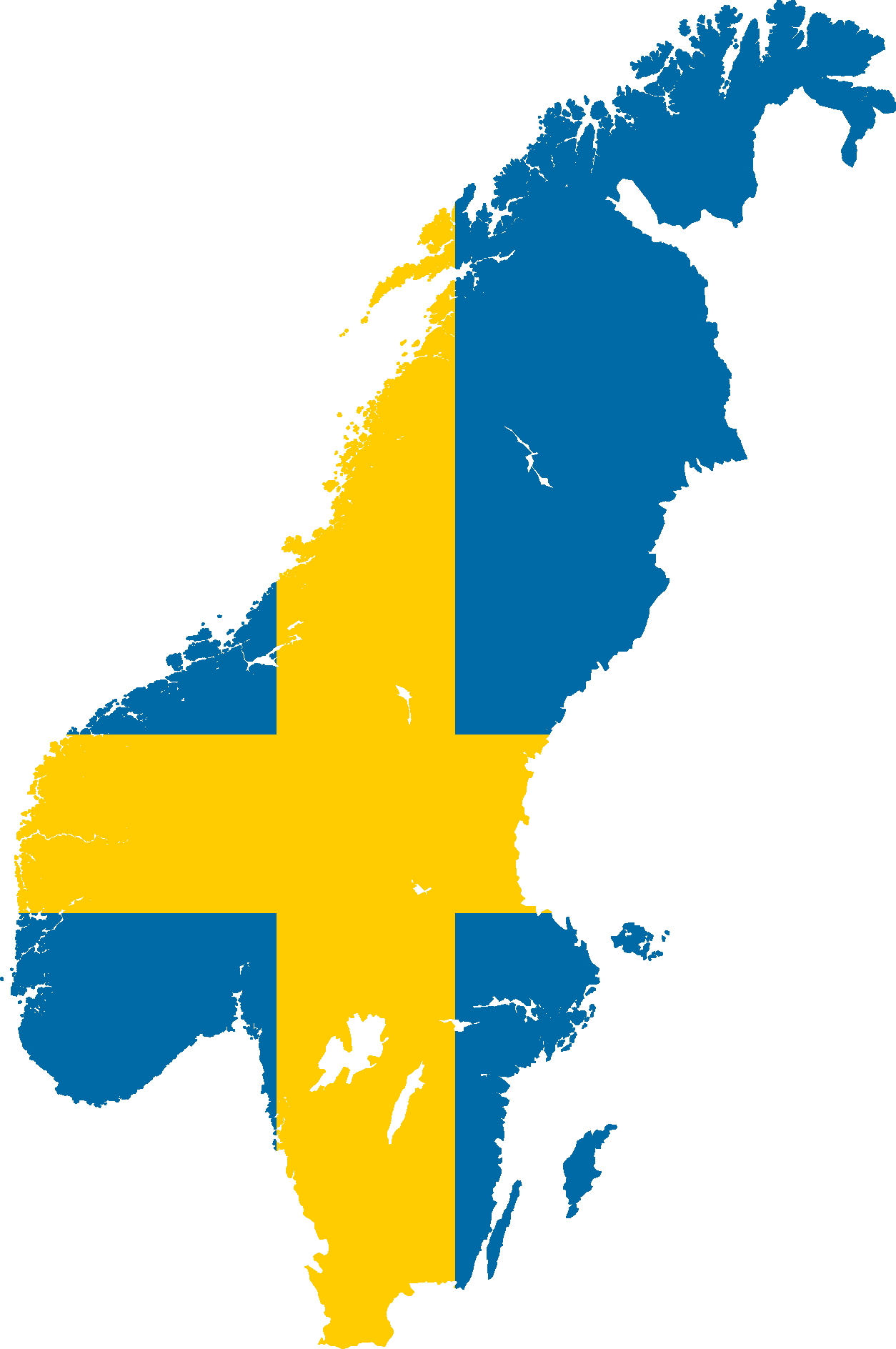 Image Flag Map Of Im Png Alternative - Sweden Map Flag (1254x1888)
