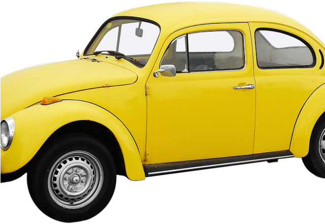 Miniature Clipart Volkswagen Beetle - Bumblebee Vw Car Png (640x480)