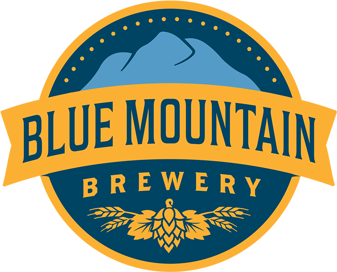 Tap To Unmute - Blue Mountain Brewery Logo (700x572)