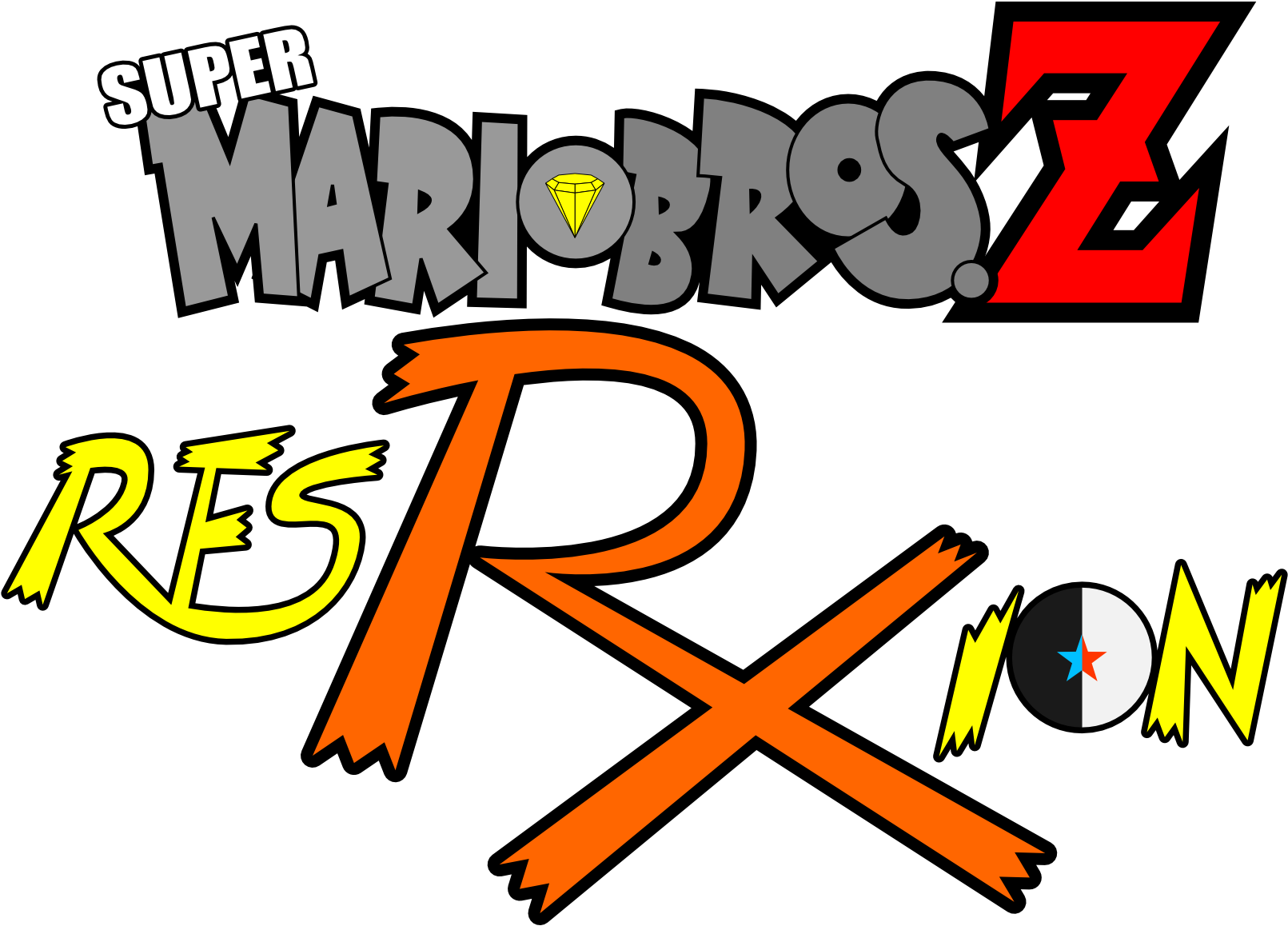 Smbz-rx Logo By Ldejruff On Deviantart - Super Mario Bros Z (1650x1200)
