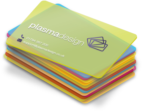 Transparent Plastics - Plastic Business Cards Png (495x388)
