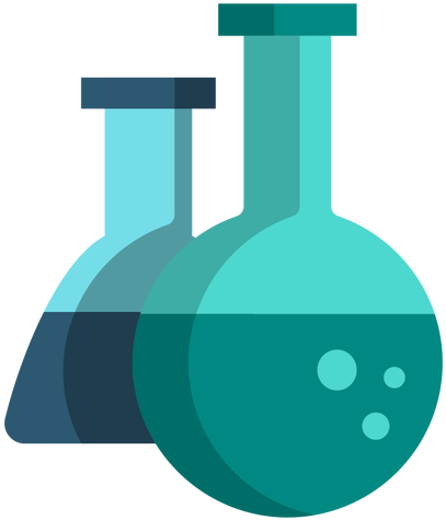 Flask Illustration School Icons Transparent Background - Chemistry Illustration (512x512)
