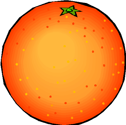 Mahir Tik Com Blog Archive Clipart Buah Buahan Free - Orange Fruit (490x499)