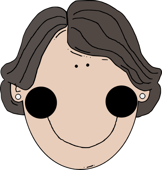 Green Hair Clip Art (570x597)