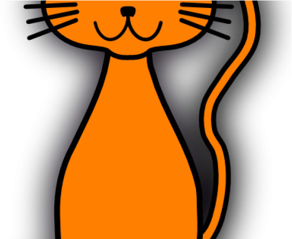 Cat Clipart Orange - Kitten Clip Art (640x480)