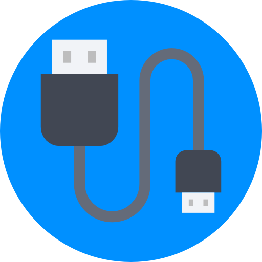 Usb Cable Free Icon - Usb Cable Free Icon (512x512)