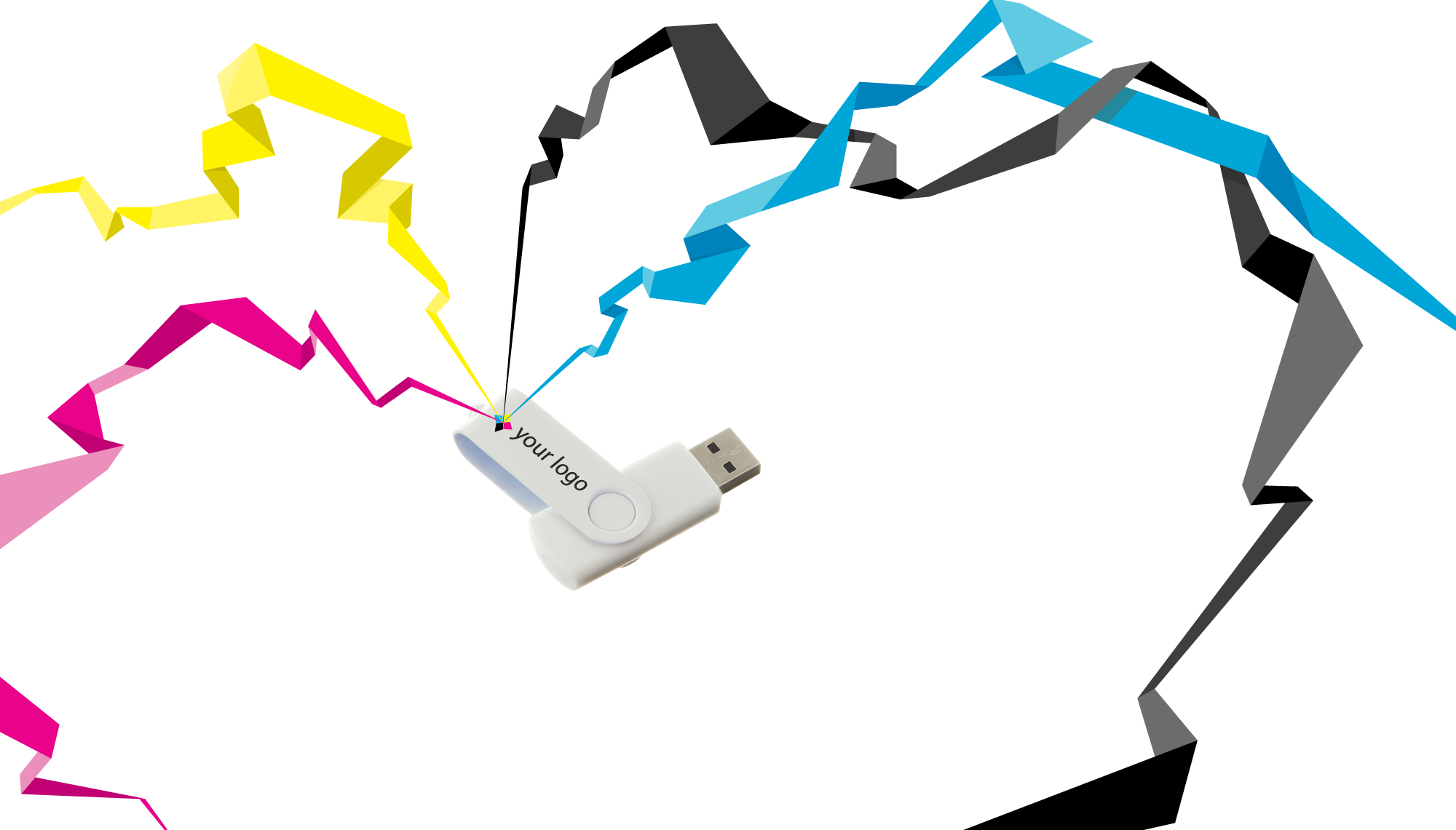 Featured Product Gypsum Usb Flash Drive - Graphic Design (2000x1141)