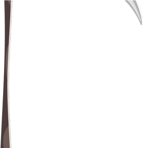 Scythe Clipart Silhouette - Tableware (640x480)