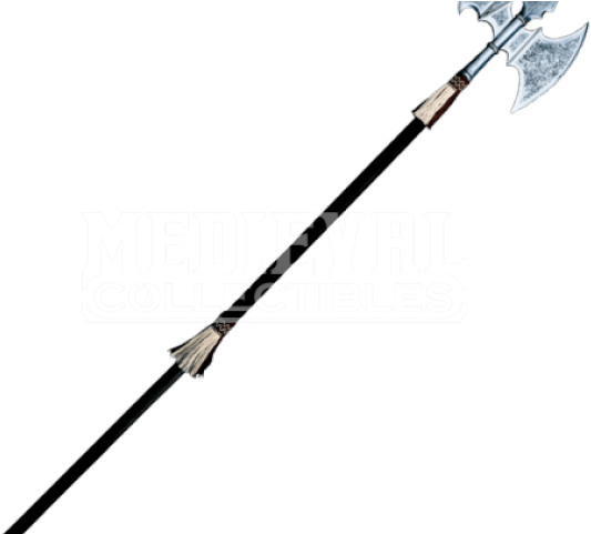 Halberd Clipart Scythe - Black And White Fishing Pole Clipart (640x480)