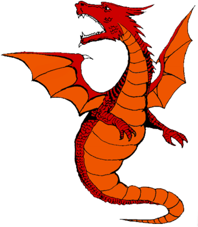 Red Serpent Dragon - Cartoon (480x480)