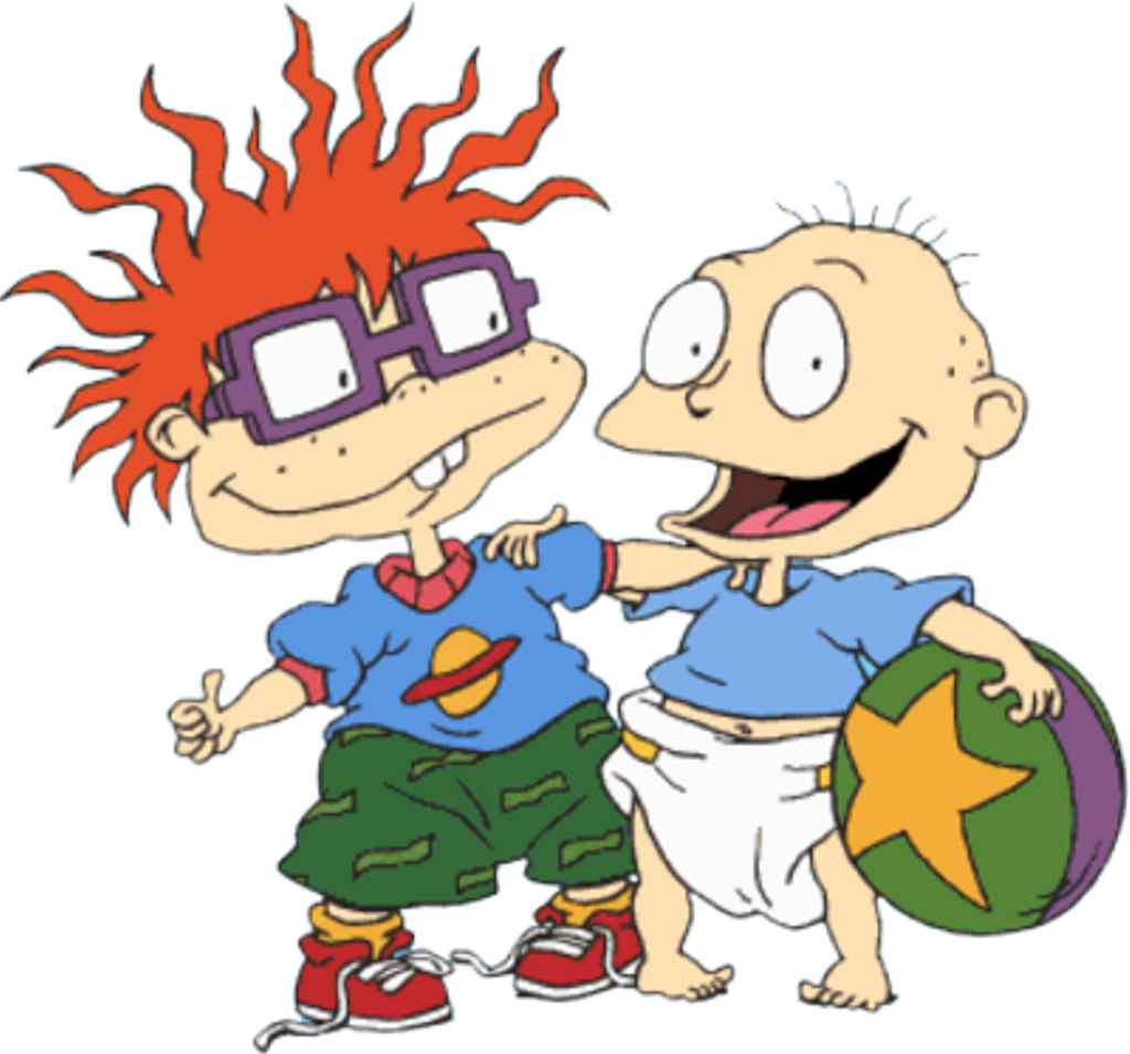 #rugrats #tommy #chucky #90s #cartoons #free #freestickers - Tommy And Chuckie Rugrats (1024x955)