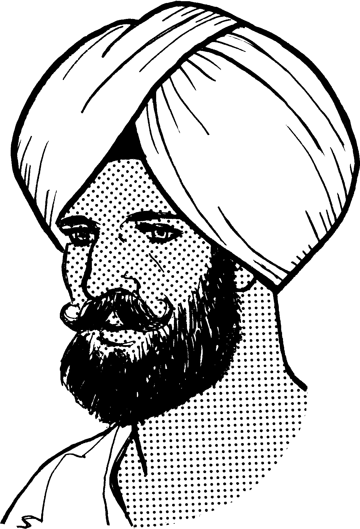 Turban - Sikh Png (1242x1817)