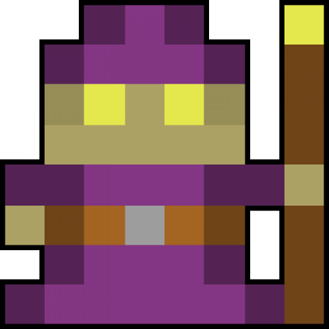 Realm Clipart Black - Rotmg Necromancer Png (480x480)