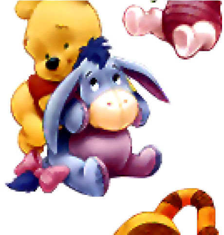 Baby Pooh Hugging Eeyore (640x480)
