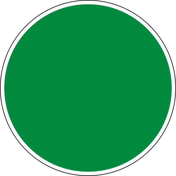 Cambodia Road Sign W2-10 - Circle (576x576)