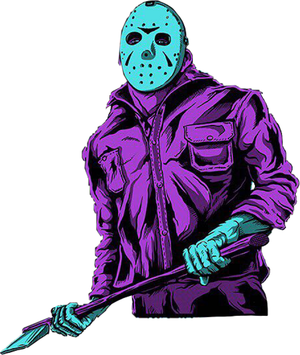 Jason Sticker - Friday The 13th Game Shirt (1024x1211)