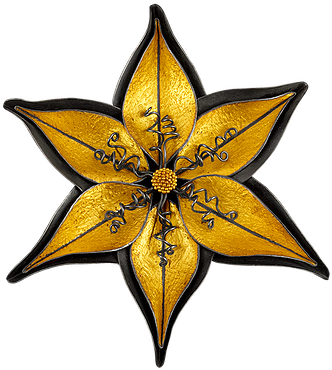 A Brooch/pendant Made With Sterling Silver, Textured - Emblem (389x389)