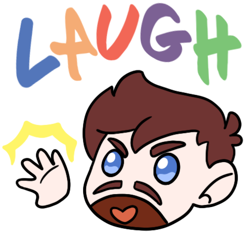 “laugh Emote You Say ” - “laugh Emote You Say ” (500x500)