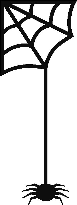 Sticker Toile D Araignee Ambiance Sticker Spider Net - Hanging Png Spider Clip Art (800x800)