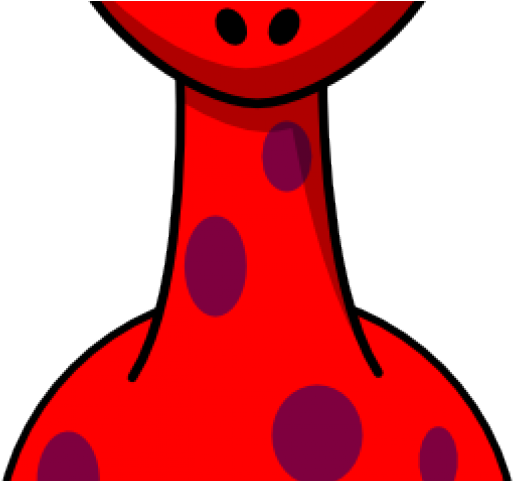 Giraffe Clipart Red - Clip Art (640x480)