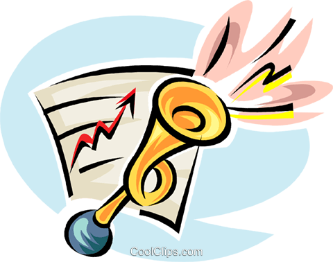 Success, Blowing Your Own Horn Royalty Free Vector - Success, Blowing Your Own Horn Royalty Free Vector (480x378)