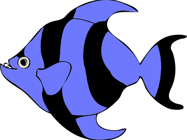 Tropical Fish Clipart Large Fish - Fishes With Clip Art (640x480)