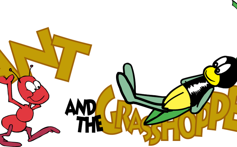 Cold Clipart Grasshopper - Ant And The Grasshopper Coloring Pages (825x510)