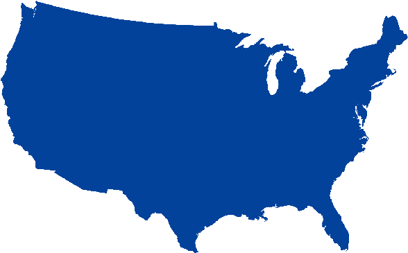 Png Usa Outline - Red Map Of America (600x552)