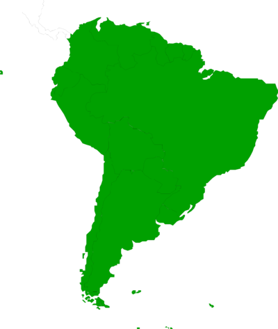 South America Map Clipart - Latin America (400x473)