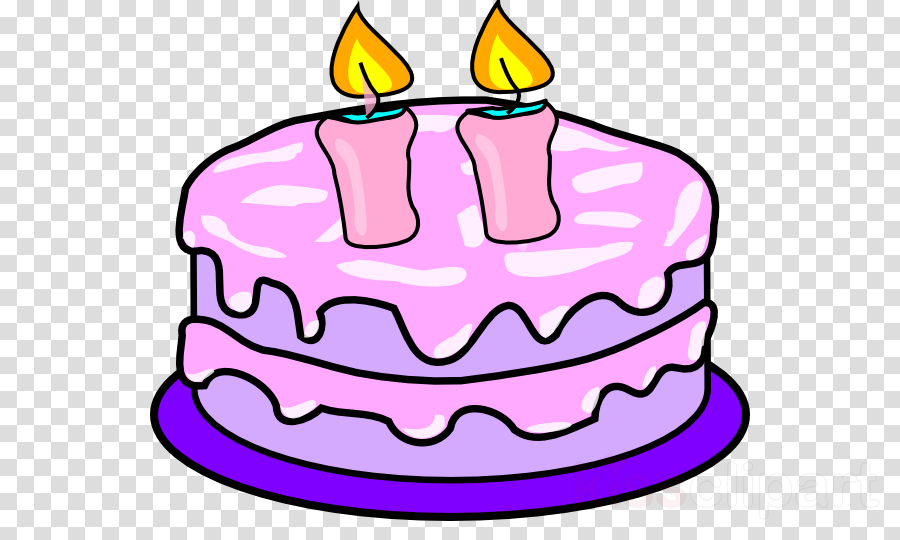 Birthday Cake Coloring Page Clipart Cupcake Colouring - Cake Birthday Kartun (900x540)