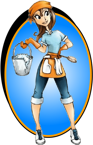 Cleaned Clipart Spotless - House Cleaning Services Logos (392x599)