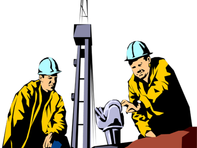 Industrial Worker Clipart Working Class - Oil Rig Clip Art (640x480)