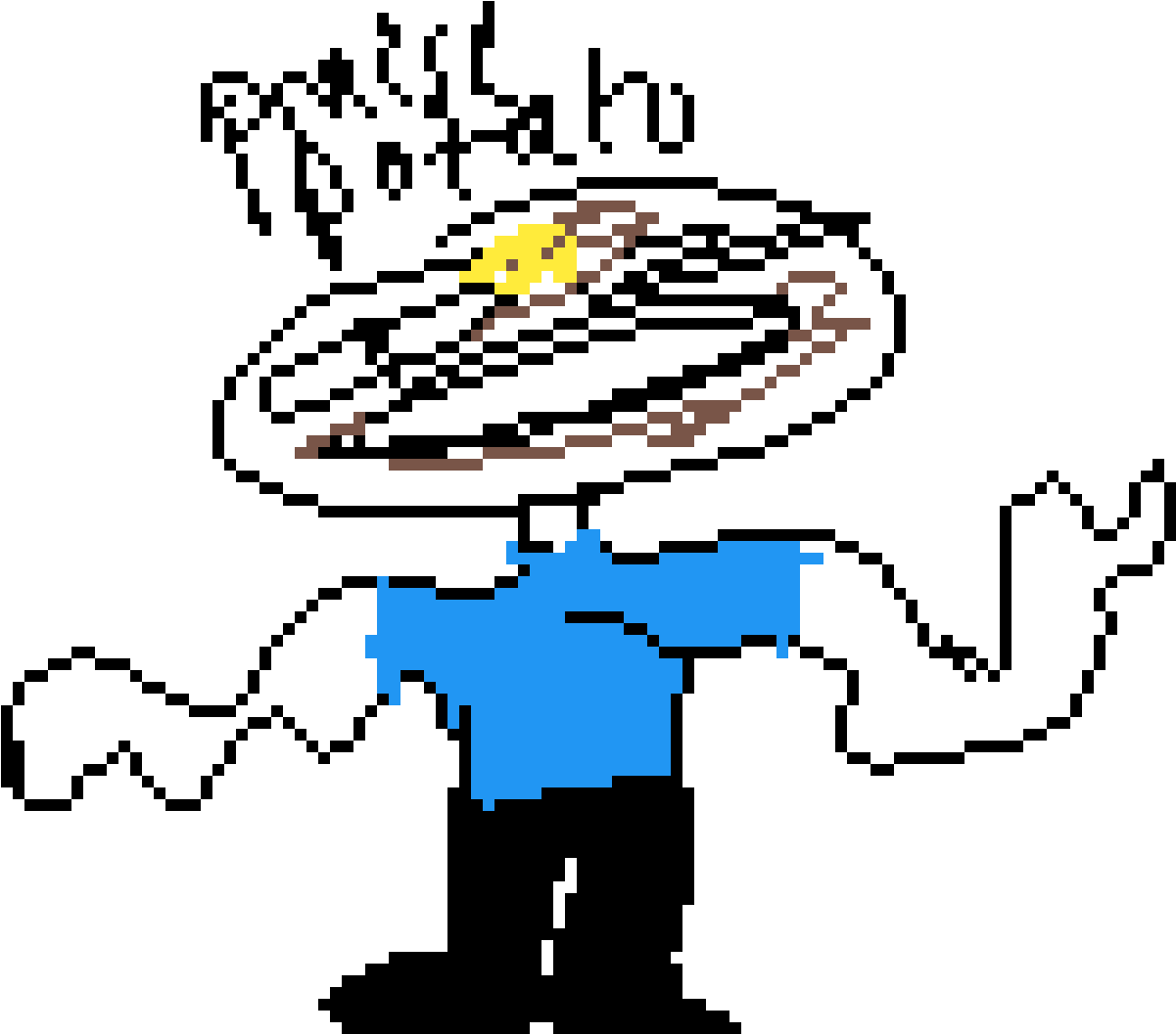 Pixilart A Beautiful Potato Man Praising His Spud God - Graphics (1200x1200)