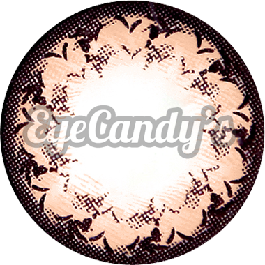 Geo Flower Morning Glory Brown (380x380)