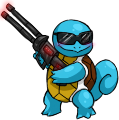 Pussy Squirtle - Turtles With Guns (400x400)