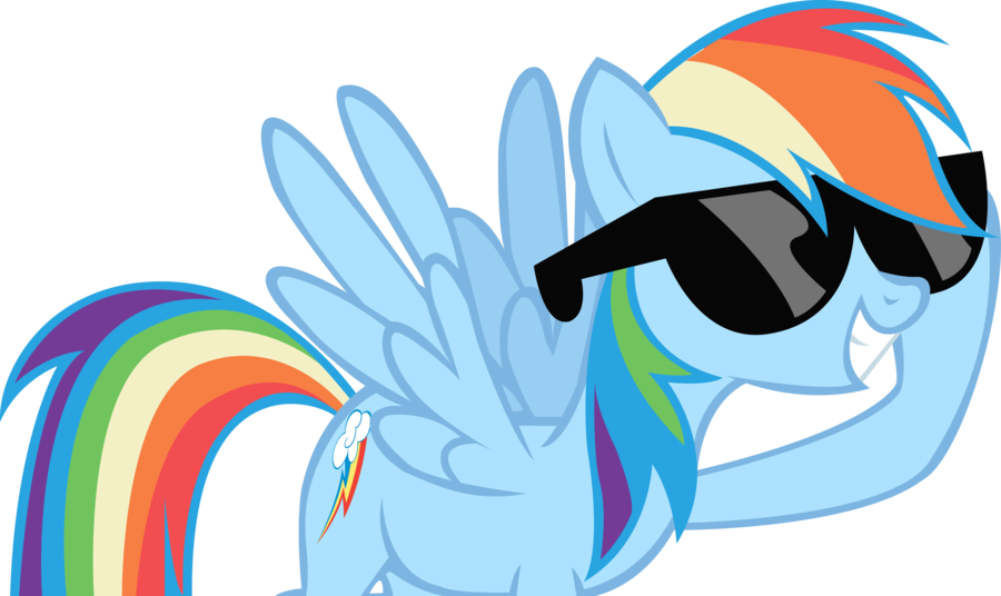 1 Reply 0 Retweets 2 Likes - My Little Pony Rainbow Dash Sunglasses (900x536)