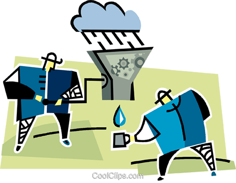 Recycle Metaphor Royalty Free Vector Clip Art Illustration - Cartoon (480x372)