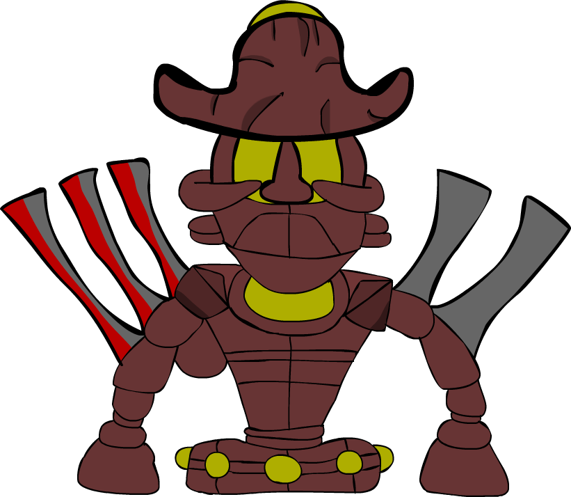 Mecha Flan Artwork - Cartoon (821x714)