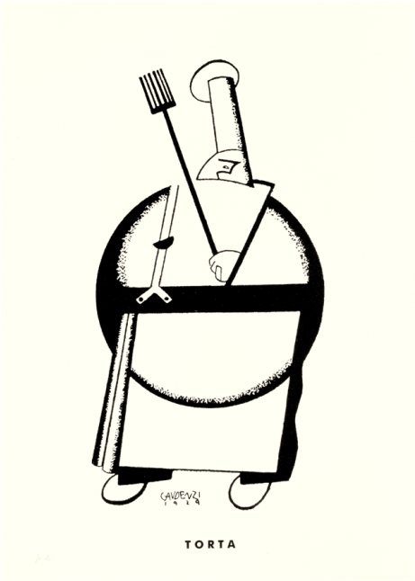 Alf Gaudenzi - Torta - Sketch (645x645)