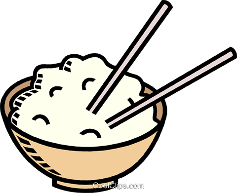 Tigela De Arroz Livre De Direitos Vetores Clip Art - Fried Rice Clip Art (480x391)