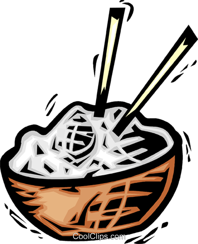 Tigela De Arroz Livre De Direitos Vetores Clip Art - Tigela De Arroz Livre De Direitos Vetores Clip Art (389x480)