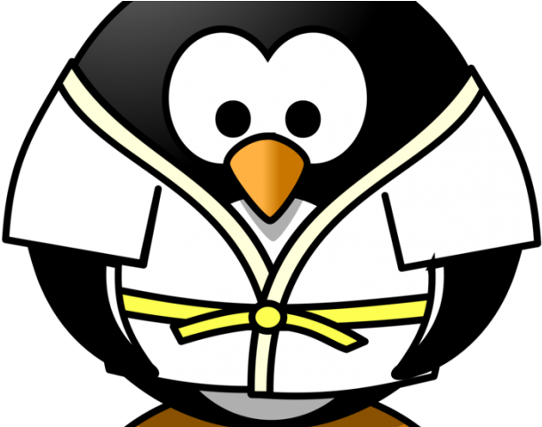 Penguin Clipart Sport - Judo Cartoon (640x480)