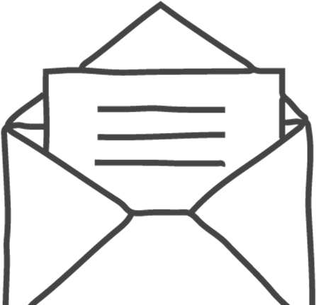 Meld Deg På Nyhetsbrevet - Open Envelope Icon (800x448)