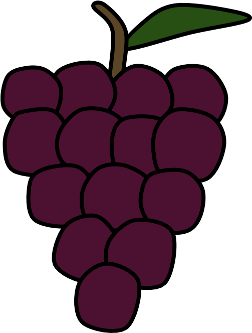 Grapes, Purple, Bunch - Seedless Fruit (816x1056)