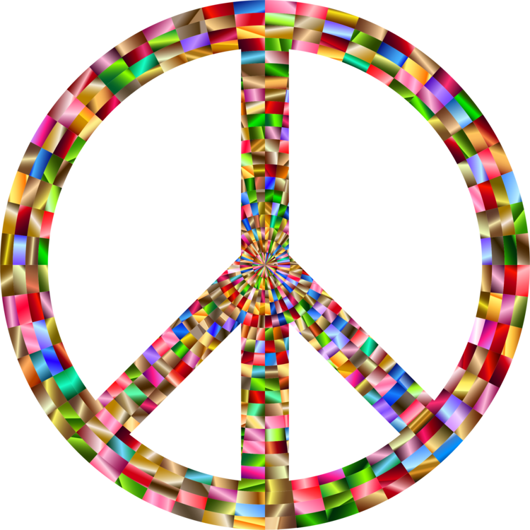 Decal Bumper Sticker Peace Symbols - Similar Logo To Mercedes (750x750)
