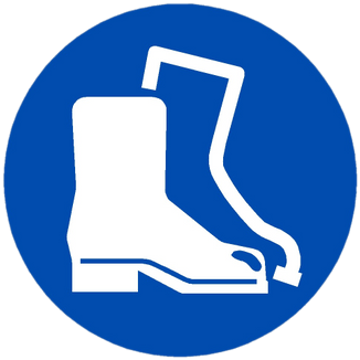 Poison Safety Sign Transparent Png Stickpng - Safety Footwear Must Be Worn (400x400)