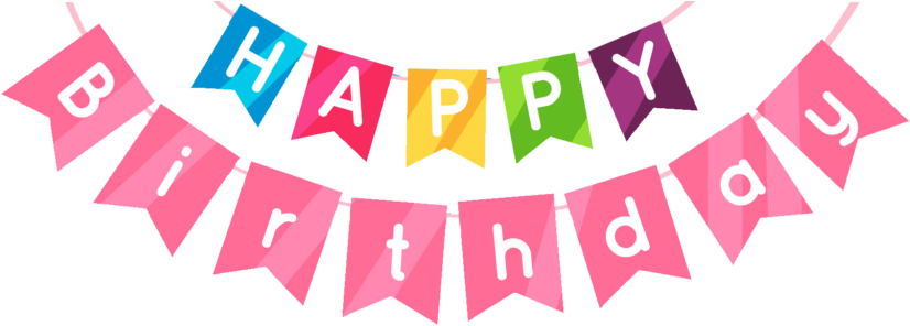 Happy Birthday Calligraphy Png Clipart - Calligraphy Png Happy Birthday Text (826x296)