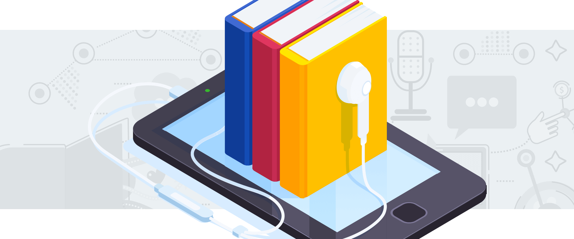 How Established Authors Are Using Podcasts - Graphic Design (1920x800)