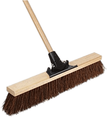 Download Brown Floor Cleaning Brush Transparent Png - Push Broom (400x400)